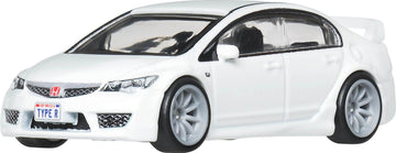 Hot Wheels Premium Car Culture Collectible Toy Car, 1:64 Scale Die-Cast Honda Civic FD2 Type-R, Ronin Run 2 Vehicle with Real Riders Tires