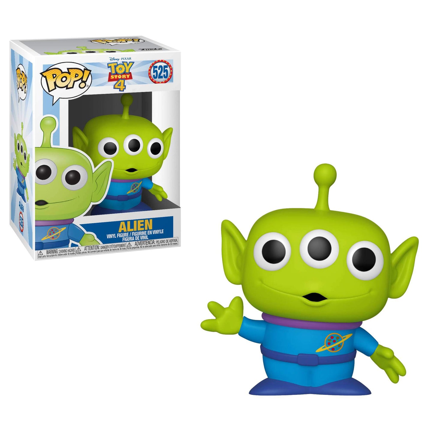 Funko Disney: POP! Toy Story 4 Collectors Set 1 - Woody, Buzz, Alien, Jessie