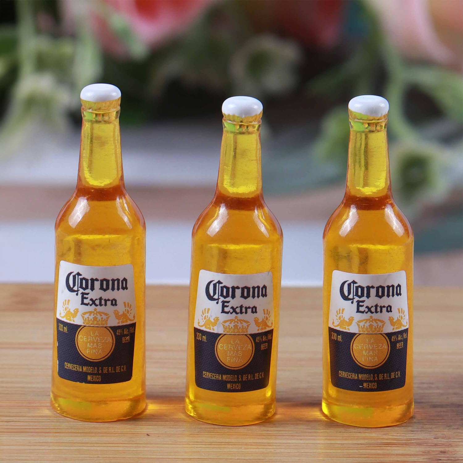 10Pcs Fake Beer Bottle,Mini Realistic Beers, Miniature Supplies,Bow Accessories, Cellphone Cabochons Decoden,Food Props, Fake Bake.