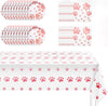 Pink Puppy Party Supplies - Includes 20 Paper Plates, 20 Napkins, 1 Tablecloth - Puppy Theme Birthday Decoration