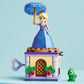 LEGO Disney Princess Twirling Rapunzel 43214 Building Toy with Diamond Dress Mini-Doll and Pascal The Chameleon Figure, Wind Up Toy Rapunzel, Disney