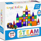 Royal Kiddos - 124 PCS with 2 Cars - Magnetic Building Blocks Toys for Kids - Magnetic Tiles Building Set for Toddlers - Magnet Toys for Children