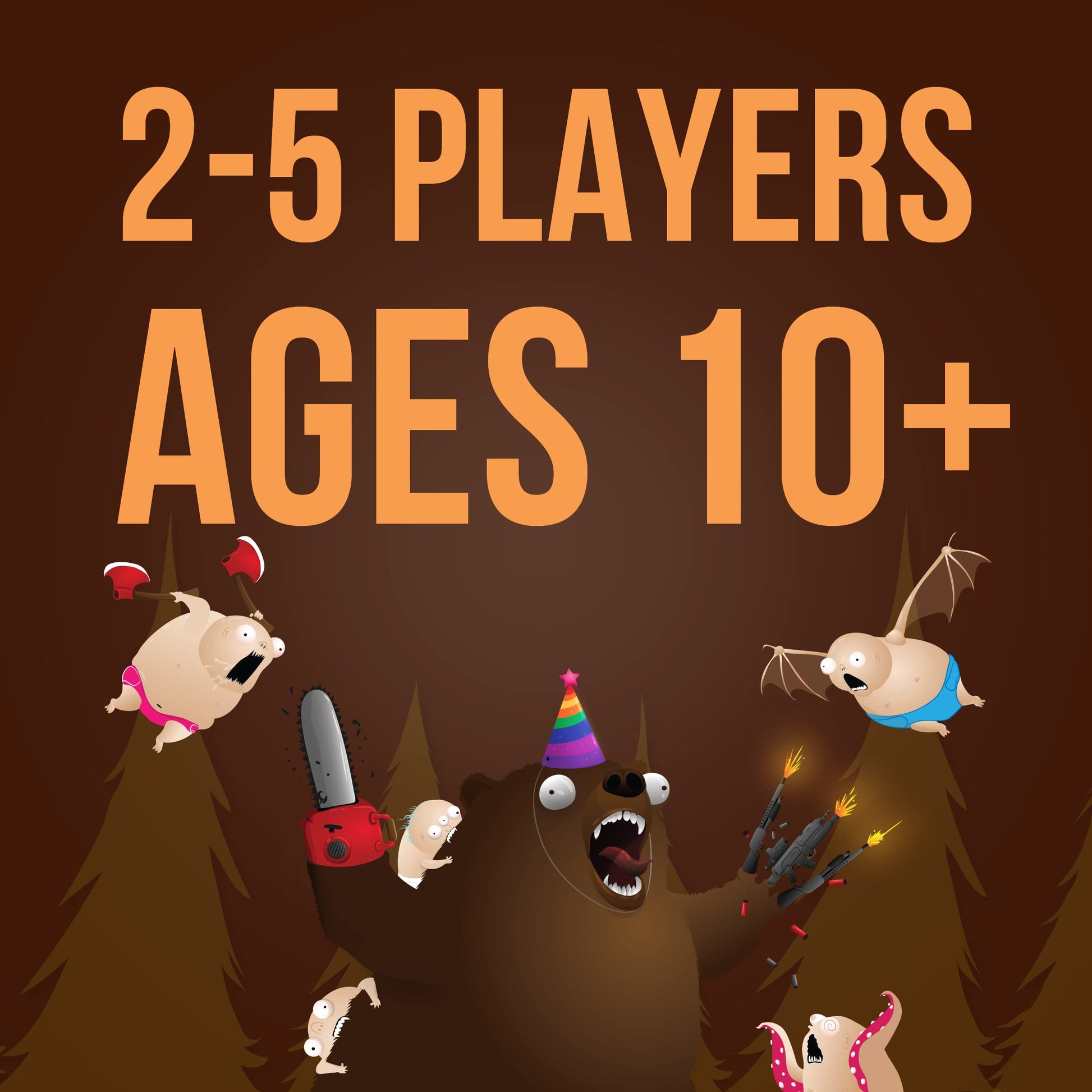 Exploding Kittens Bears vs. Babies 2-5 Players - Ages 10+ - 20 Minutes to Play - Monster Building Card Game - Party Game, Family Game Night, Kid
