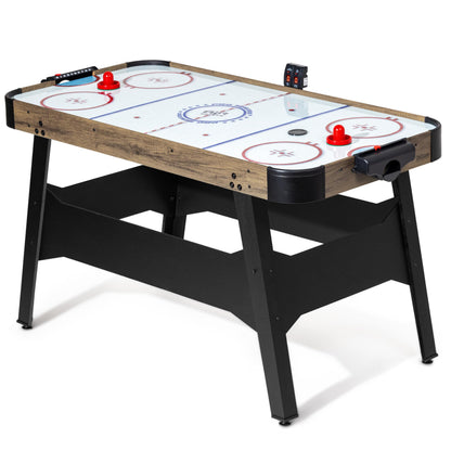 GoSports 54 Inch Air Hockey Arcade Table for Kids & Adults - Includes 2 Pushers, 3 Pucks, AC Motor, and LED Scoreboard