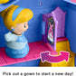 Fisher-Price Little People Toddler Toy Disney Princess Cinderella On-the-Go Playset with Figures for Pretend Play Kids Ages 18+ Months