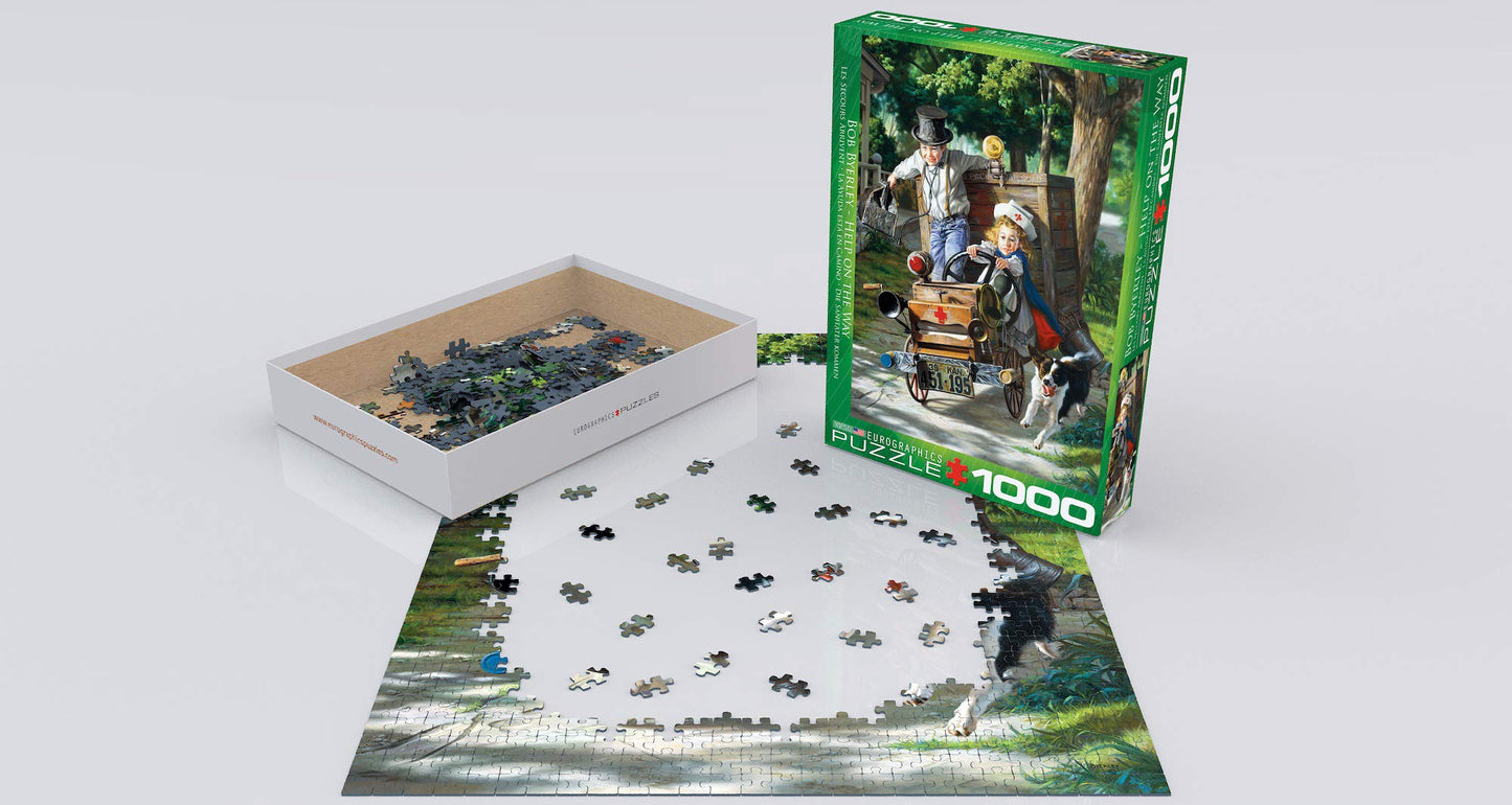 EuroGraphics Help on The Way by Bob Byerley Jigsaw Puzzle (1000-Piece), Multi (6000-0439)