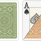 DA VINCI Palermo, Italian 100% Plastic Playing Cards, 2 Deck Set with Hard Shell Case and 2 Cut Cards (Poker Size Jumbo Index)