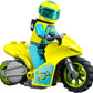 LEGO City Stuntz Cyber Stunt Bike 60358, Flywheel-Powered Motorbike Toy to Perform Jumps and Tricks, Action Toys for Boys and Girls Ages 5 Plus
