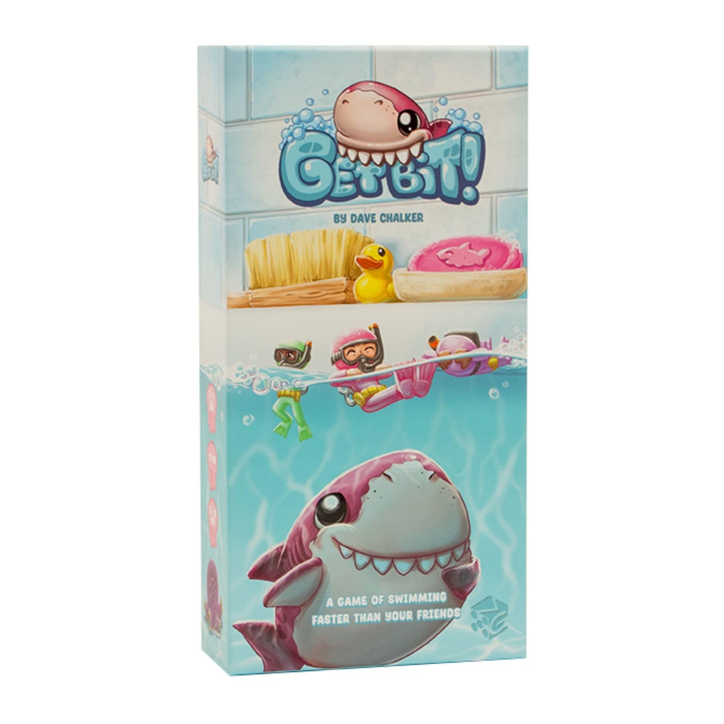 Greater Than Games | Get Bit | Family Card Game | Party Game for Adults and Family | Escape the Shark | 3 to 6 Players | Ages 7+ | 20 Minutes