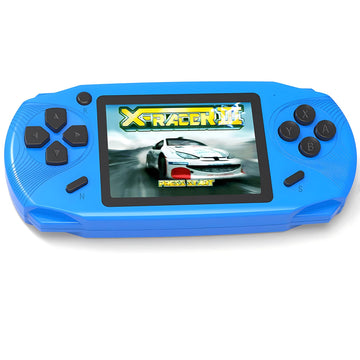 Beijue 16 Bit Handheld Games for Kids Preloaded 220 Retro Video Games, Blue