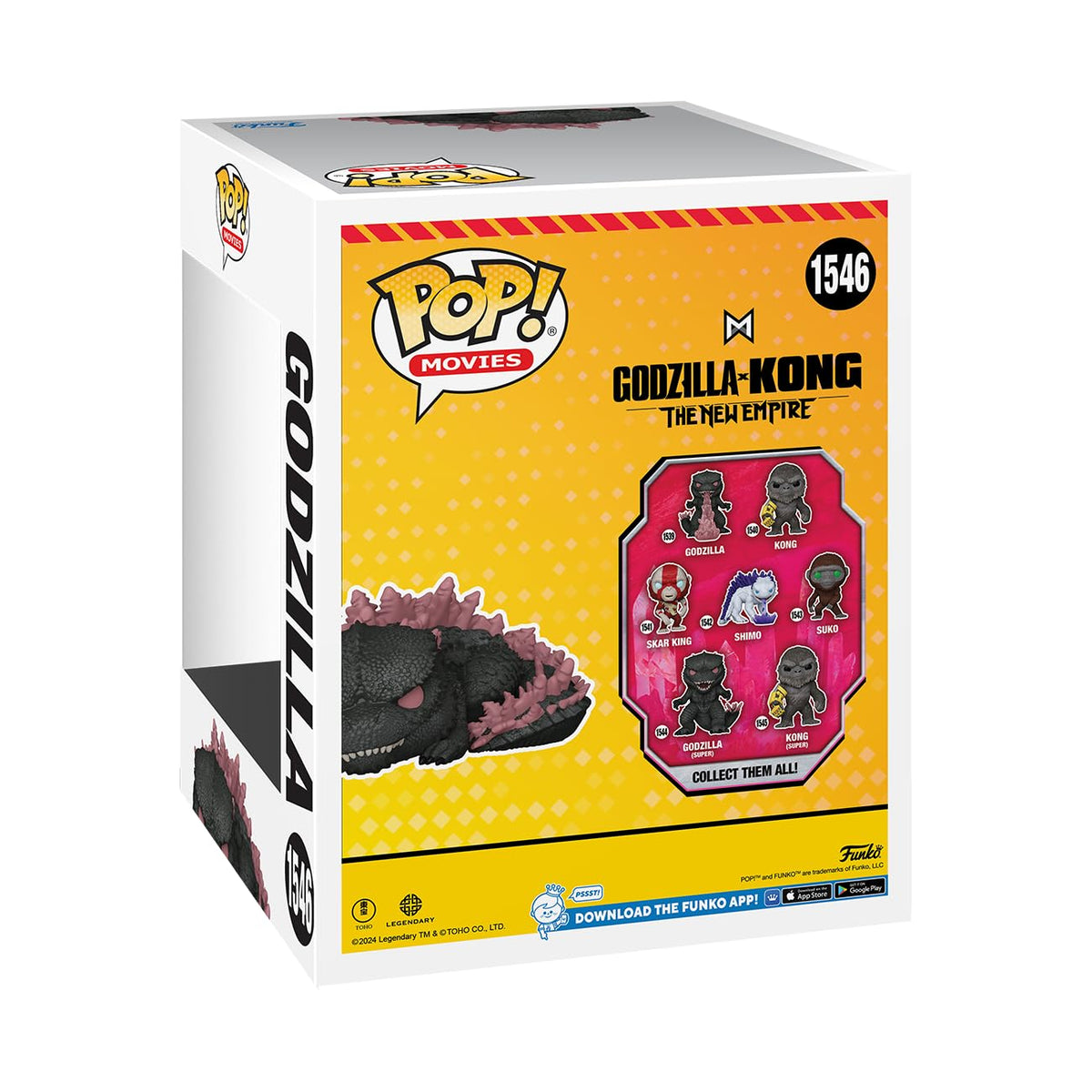 Funko POP! Movies: Godzilla vs Kong 2 - Godzilla - Amazon Exclusive