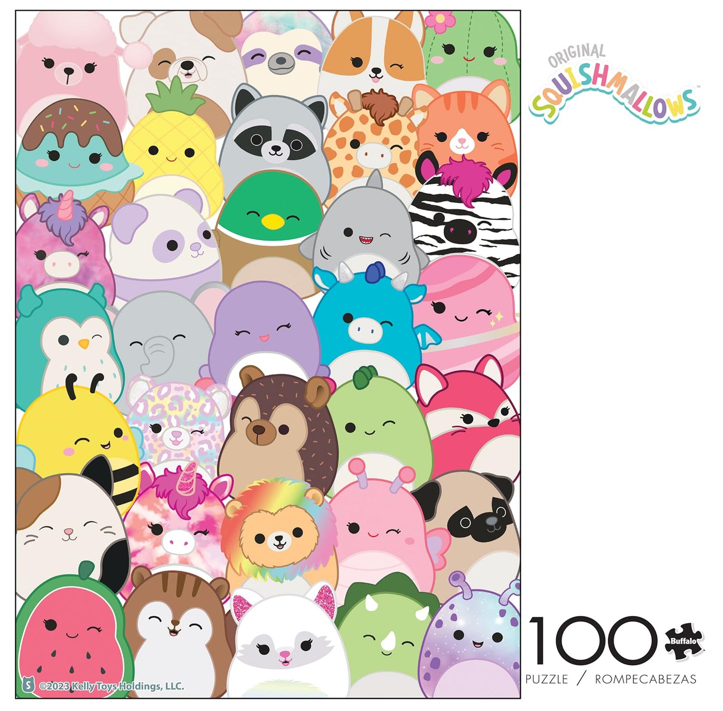 Buffalo Games - Squishmallows Buddies - 100 Piece Puzzle for Kids Ages 6-8