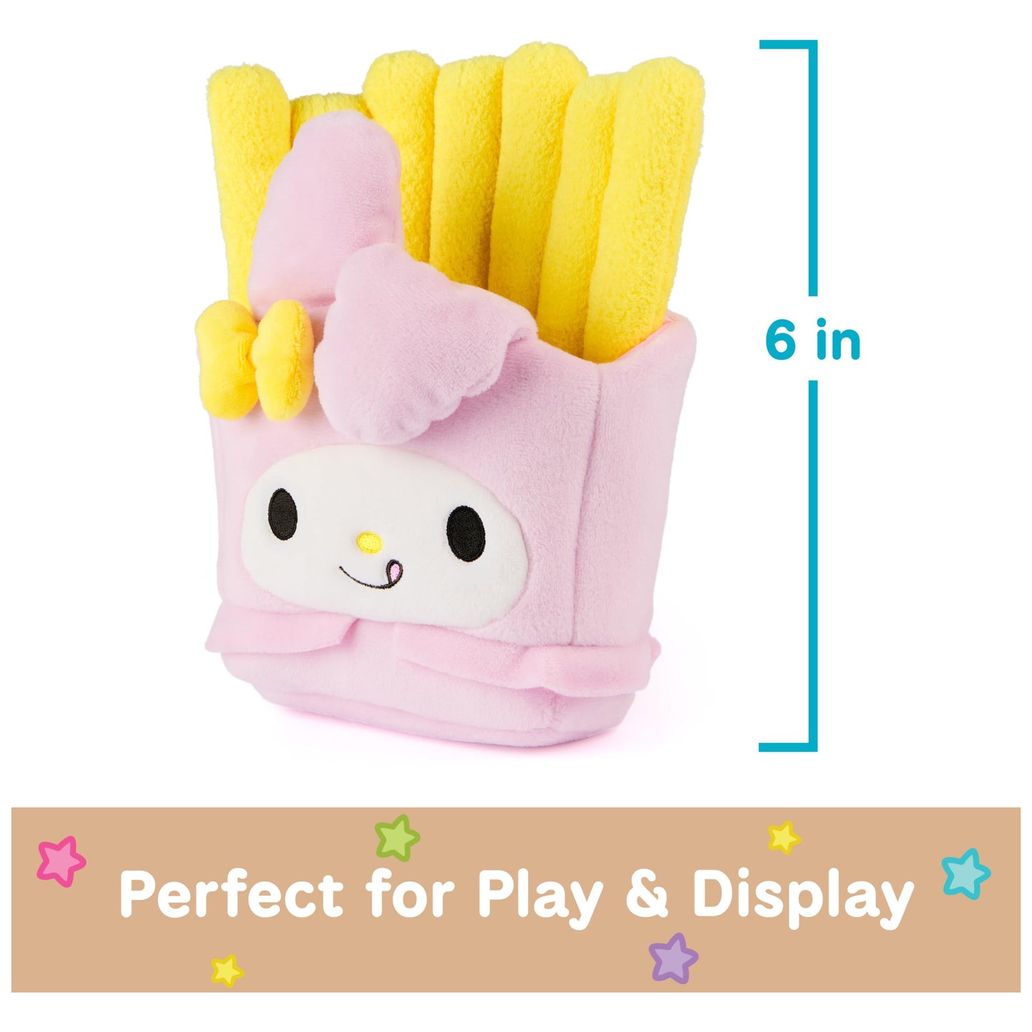 GUND Sanrio My Melody French Fries 8-Inch Plush Toy for Ages 1+