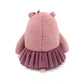 JamieCare 10.5" Donkey Exquisitely Designed Pink Hippo Plush Toy,Adorned with a Sparkling Tulle Skirt, an Irresistibly Cute Decor Piece for Bedrooms