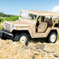FMTStore US M151 Jeep RC Off-Road, 1:14 Scale 4WD Electric Remote Control Truck All Terrain Monster Climbing Car
