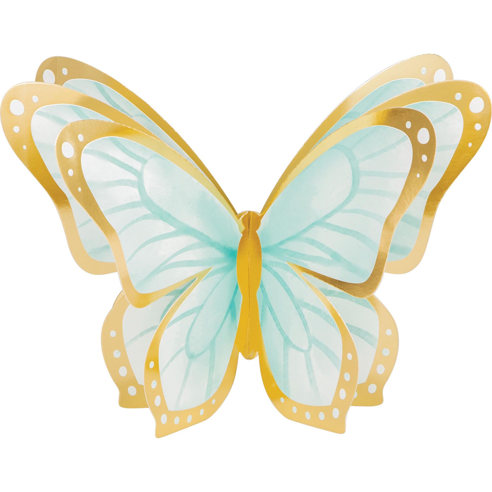 Golden Butterfly Centerpiece, 3 ct, Gold, Pink, Purple