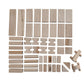 Beka 06050 Little Builder 50 piece set Hard Maple Unit Blocks Hard Maple Unit Blocks