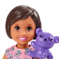 Barbie Skipper Babysitters Inc. Bedtime Playset with Small Doll, Tent and Sleeping Bag