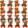 Fun Express Plush Bow Tie Bears - Soft and Colorful Plush Teddy Bears with Cute Bow Ties - Ideal for Parties Gifts Baby Showers Decor & Special