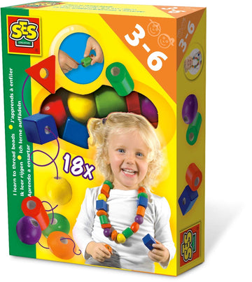 SES Creative I Learn To Thread Beads Kit