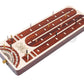 House of Cribbage - 4 Track Continuous Cribbage Board Inlaid in Bloodwood - Size: 13.5 Inches - Storage Drawer for Cribbage Pegs and Score Marking