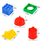 KUTOI Toddler Building Blocks for Kids Ages 4-8, Toddler Blocks Stacking Toys, Fun House Big Blocks Building Sets with 10” x 10” Baseplate
