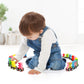 Wondertoys 27 PCS Wooden Alphabet Train Toy Wooden Magnetic Alphabet ABC Train Set