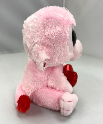 Ty Beanie Boo Gigi - Valentine Monkey - 6"