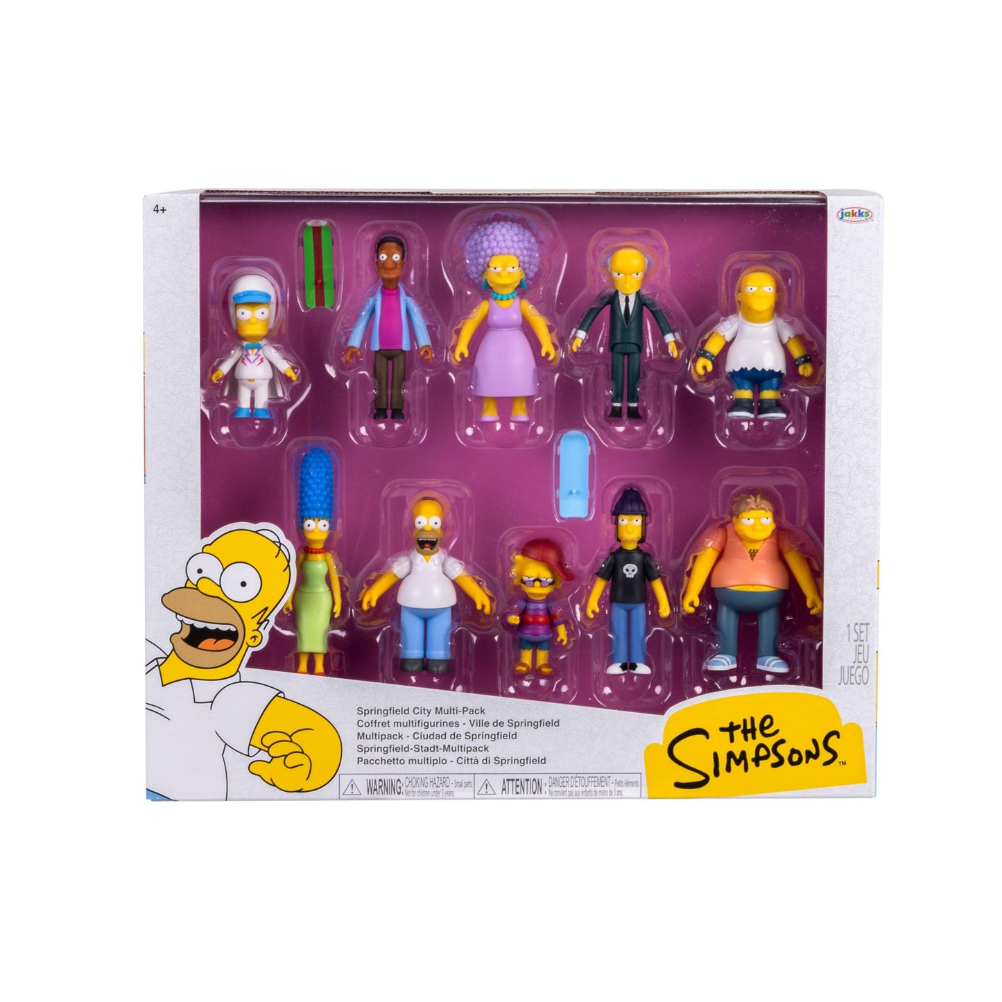 The Simpsons 2.5 Inch Figure Springfield City Multipack