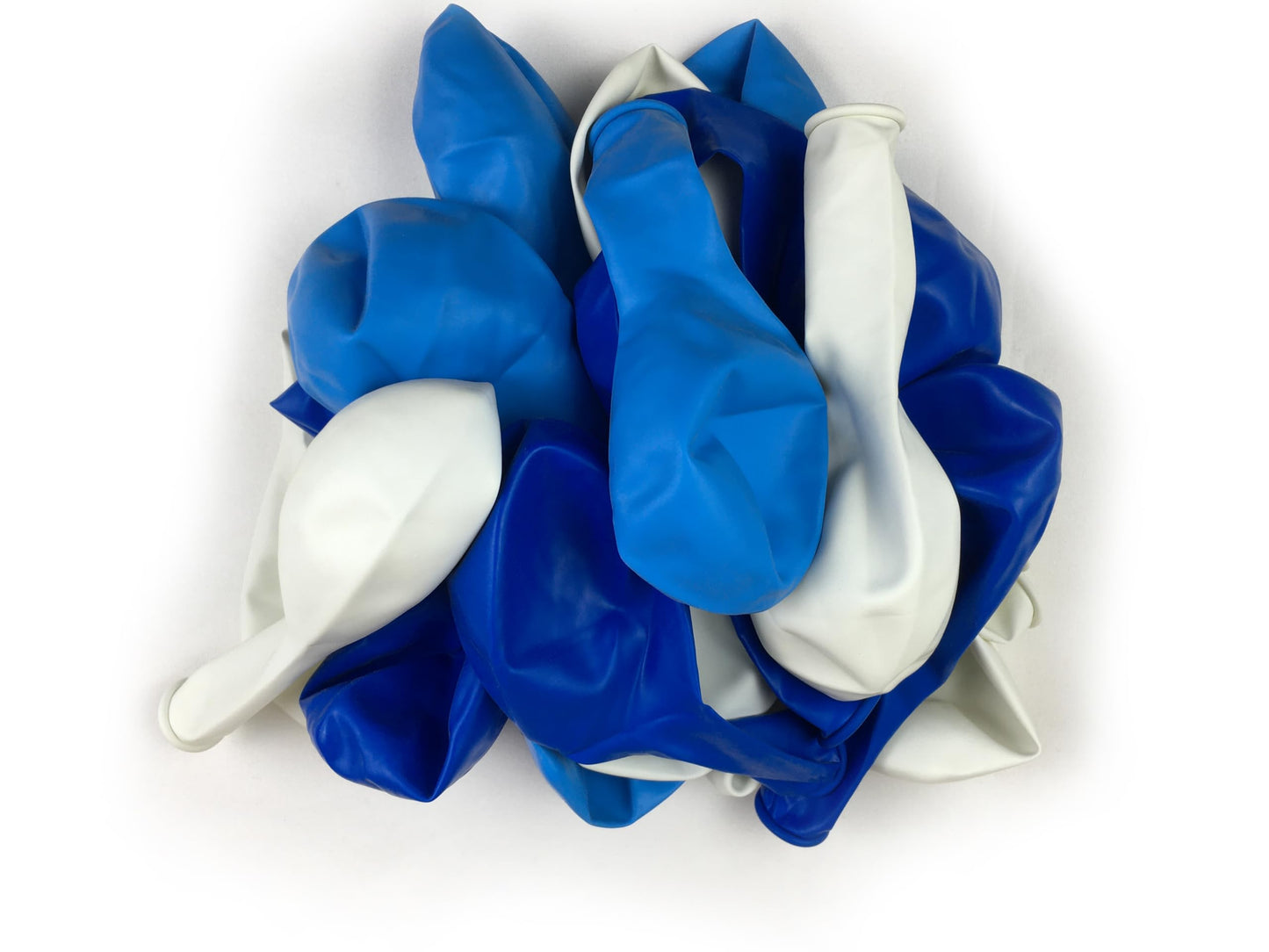 KADBANER White Blue Light Blue Balloons,100 Pack 12 Inch Latex Balloons