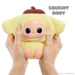 Hyojo Hello Kitty and Friends Series, Blind Box Mixed Material Squishy Collectible, Limited Edition, 3 to Collect, Hello Kitty, Kuromi, Pompompurin