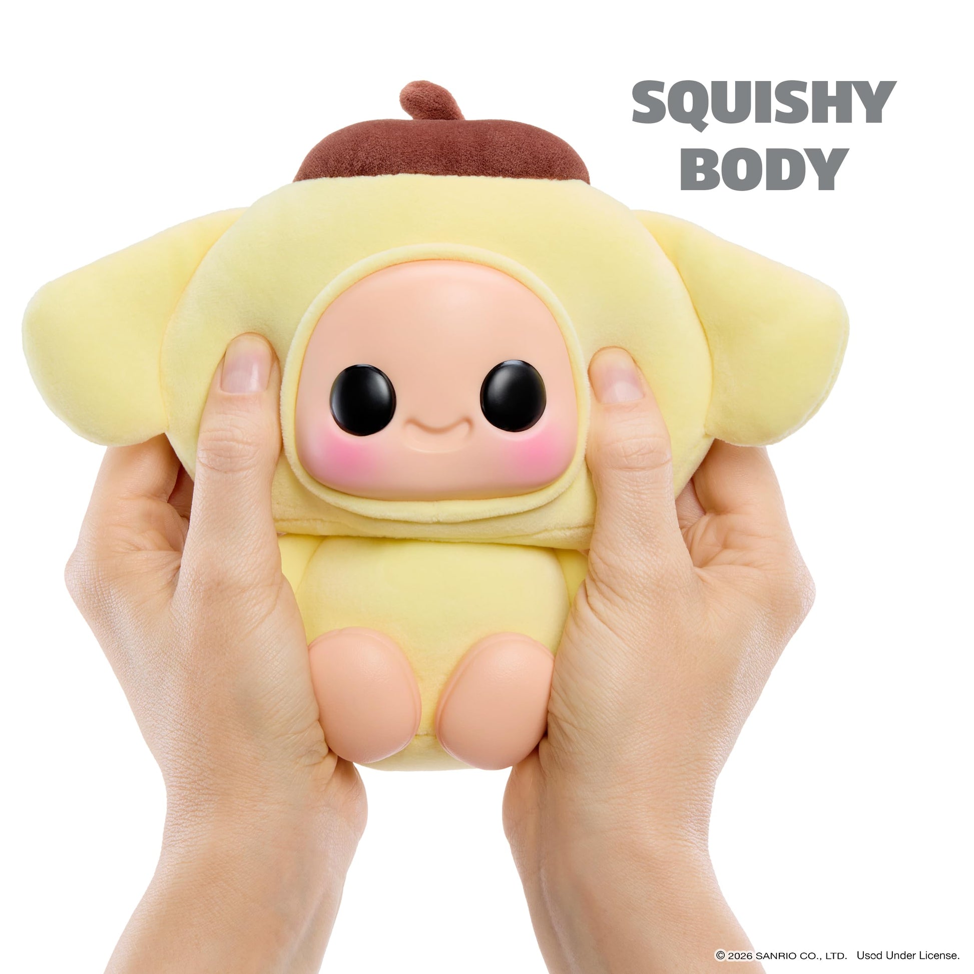 Hyojo Hello Kitty and Friends Series, Blind Box Mixed Material Squishy Collectible, Limited Edition, 3 to Collect, Hello Kitty, Kuromi, Pompompurin