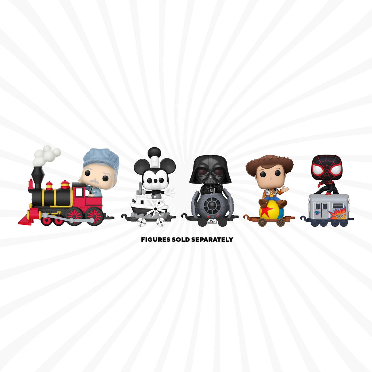 Funko POP! Trains: Disney 100 - Mickey in Steamboat Car - Collectable Vinyl Figure - Gift Idea - Official Merchandise - for Kids & Adults - Movies