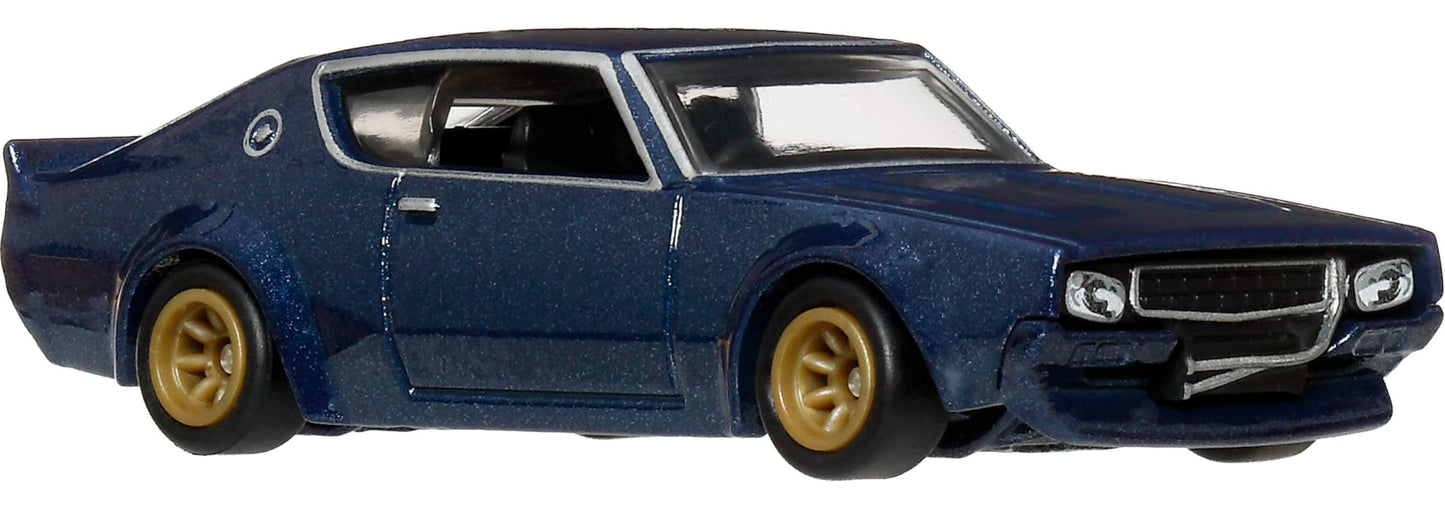 Hot Wheels Car Culture Premium 1:64 Scale Die-Cast Nissan Skyline 2000GT-R LBWK, Real Riders Tires & Metal/Metal Body & Chassis, Japan Historics 5