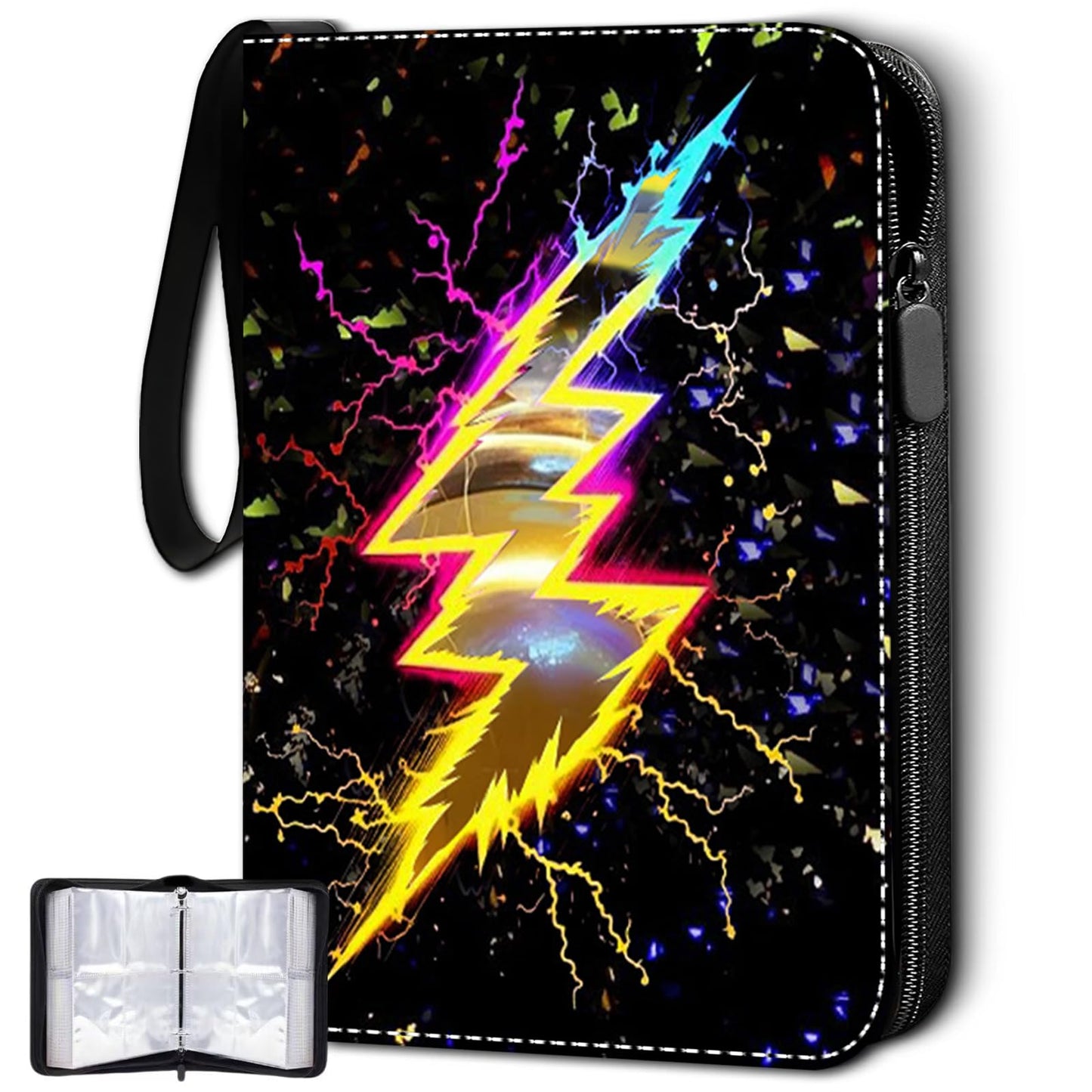 ShrewdYuya Trading Card Binder-440 Pockets Premium Trading Card Book, Double-Side Collectible Card Albums Compatible with Game/Baseball/Football/TCG