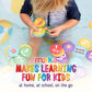 merka Bath Toys Flash Cards - 36-Pc Multicolor 2.25-Inch Foam Alphabet & Number Cards - Waterproof Bath Time Toddler Learning Toys for Ages 1-3