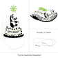 Big Dot of Happiness Party Like a Panda Bear - Cone Happy Birthday Party Hats for Kids and Adults - Set of 8 (Standard Size)
