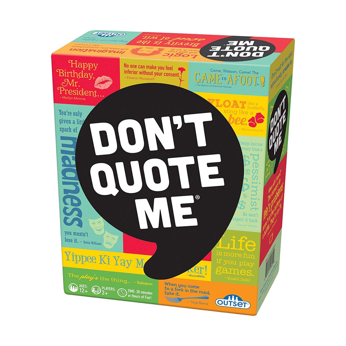 Outset Media Don't Quote Me - Test Your Knowledge of Pop Culture, Movie, Sports Quotes, and More- Do You Have What It Takes?