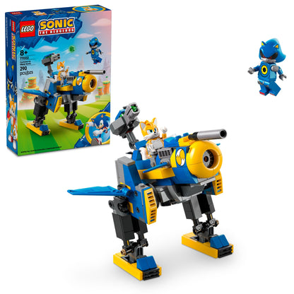 LEGO Sonic the Hedgehog Cyclone vs. Metal Sonic - Building Toy for Kids, Boys and Girls, Ages 8+ - Mech Suit with Minifigures for Pretend Play - Gift