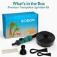 Bobor Trampoline Sprinkler for Kids, Outdoor Trampoline Water Sprinklers, Backyard Summer Water Toys, Outside Trampoline Accessories for Yard Backyard