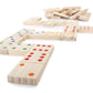 HEY! PLAY! Giant Wooden Dominoes Game Set (28 Piece) (80-WD0013)