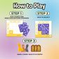 Uzzle Games - Sudonumo Domino - 24 Dominoes, 120 Puzzles, Multi-Level Difficulty (A-D), 2-4 Players, Ages 6+ - Fast-Paced Mind Games - Travel Games