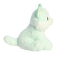 Aurora® Eco-Friendly Eco Nation™ Neo Kitty Stuffed Animal - Environmental Consciousness - Recycled Materials - Green 8.5 Inches