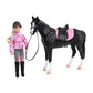 Breyer Freedom Series English Horse and Rider Figurine - Premium 1:12 Scale Collectible Horse Toy - Educational Equestrian Gift for Girls