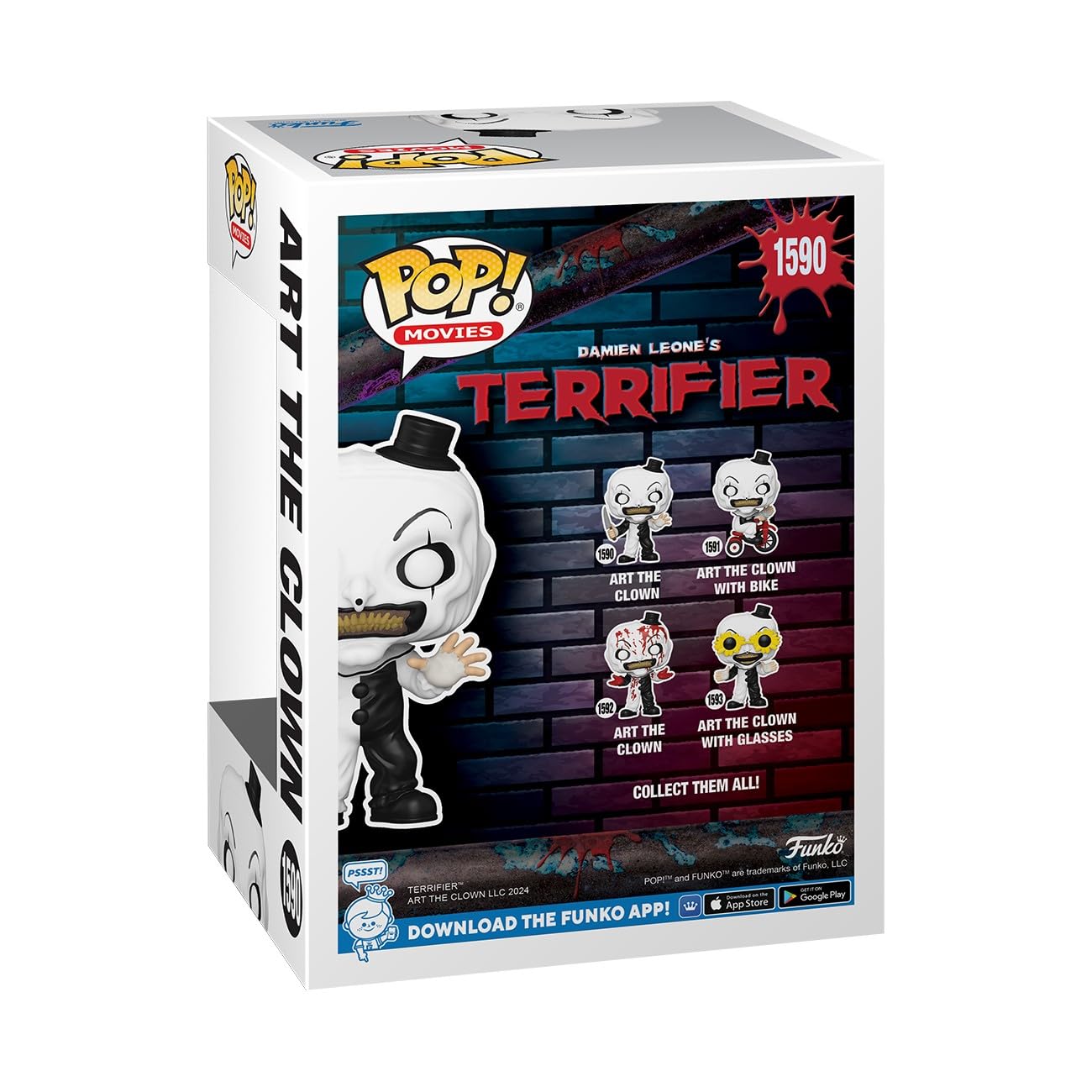 Funko POP! Movies: Terrifier - Art The Clown - Collectable Vinyl Figure - Gift Idea - Official Merchandise - for Kids & Adults - Horror Fans - Model