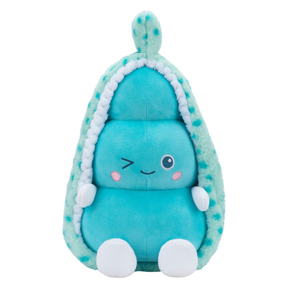 Living on The Veg 14-inch Recycled Material Plush - PeacePods Clay - Collectible Stuffed Toy from The Makers of Squishmallows