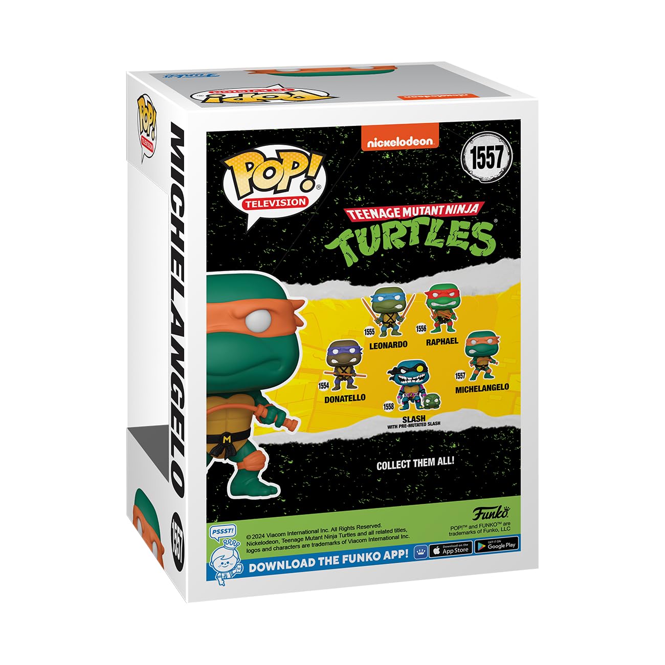Funko POP! TV: Teenage Mutant Ninja Turtles (TMNT) - Michelangelo - Collectable Vinyl Figure - Gift Idea - Official Merchandise - for Kids & Adults