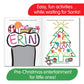 Wikki Stix Christmas Activity Book - 25 Holiday Activities with 36 Fun Arts & Crafts for Kids, Preschool & Classroom | Reusable, Mess-Free, Made in