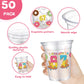 tmlfep 67 party decoration cups 67 Ice Cream Drip Plastic Cups, 50pcs 12 oz 67 Meme theme Ice Cream Drip Disposable Cups for for Birthday Baseball