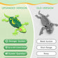 Wall Climbing Gecko RC Car Toy, Glow in The Dark Rechargeable Remote Control Robot Lizard with LED Eyes, Ceiling/Wall Dual Mode Wall Crawler Robot